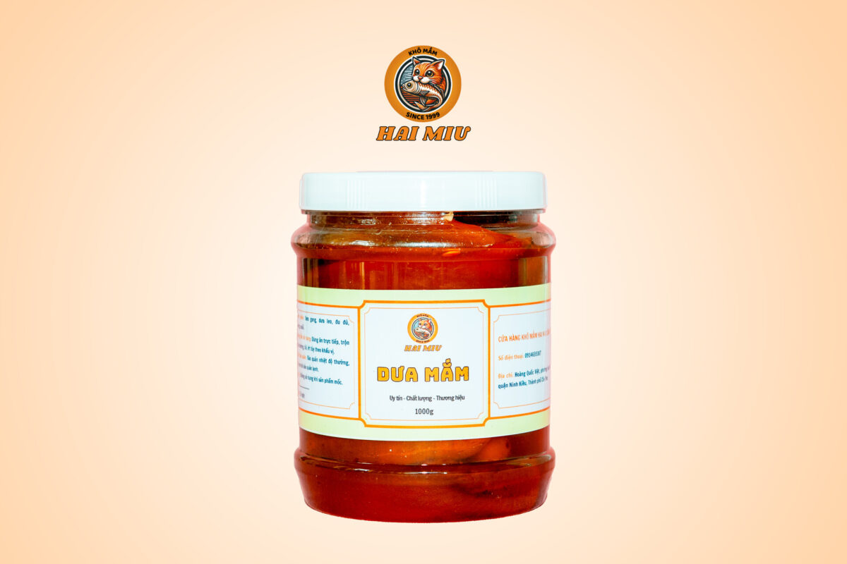 Dưa Mắm Miếng Miền Tây – Đặc Sản Cần Thơ