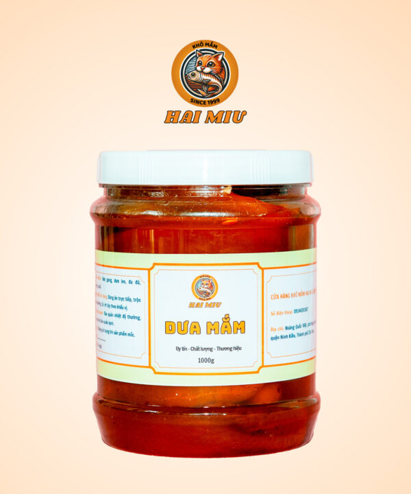 Dưa Mắm Miếng Miền Tây – Đặc Sản Cần Thơ